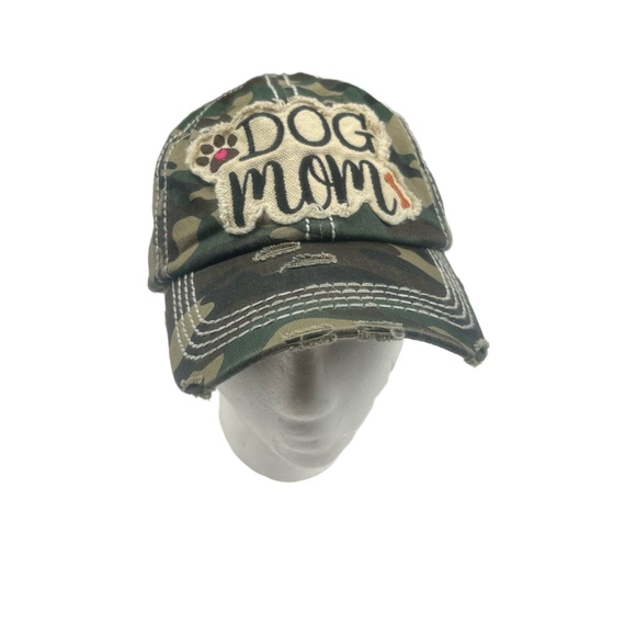 KBETHOS Accessories - KBETHOS Vintage Baseball Cap OS Adjustable Camouflage Distressed Dog Mom Casual